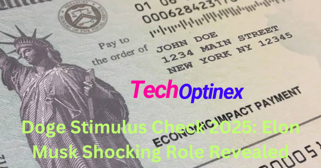 Doge Stimulus Check 2025: Elon Musk Shocking Role Revealed