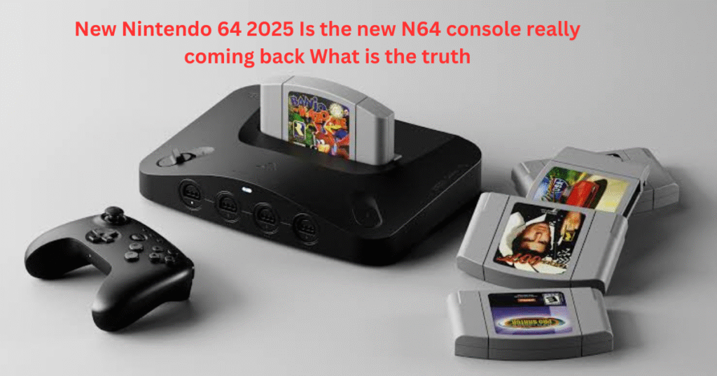 New Nintendo 64 2025 Is the new N64 console really coming back What is the truth